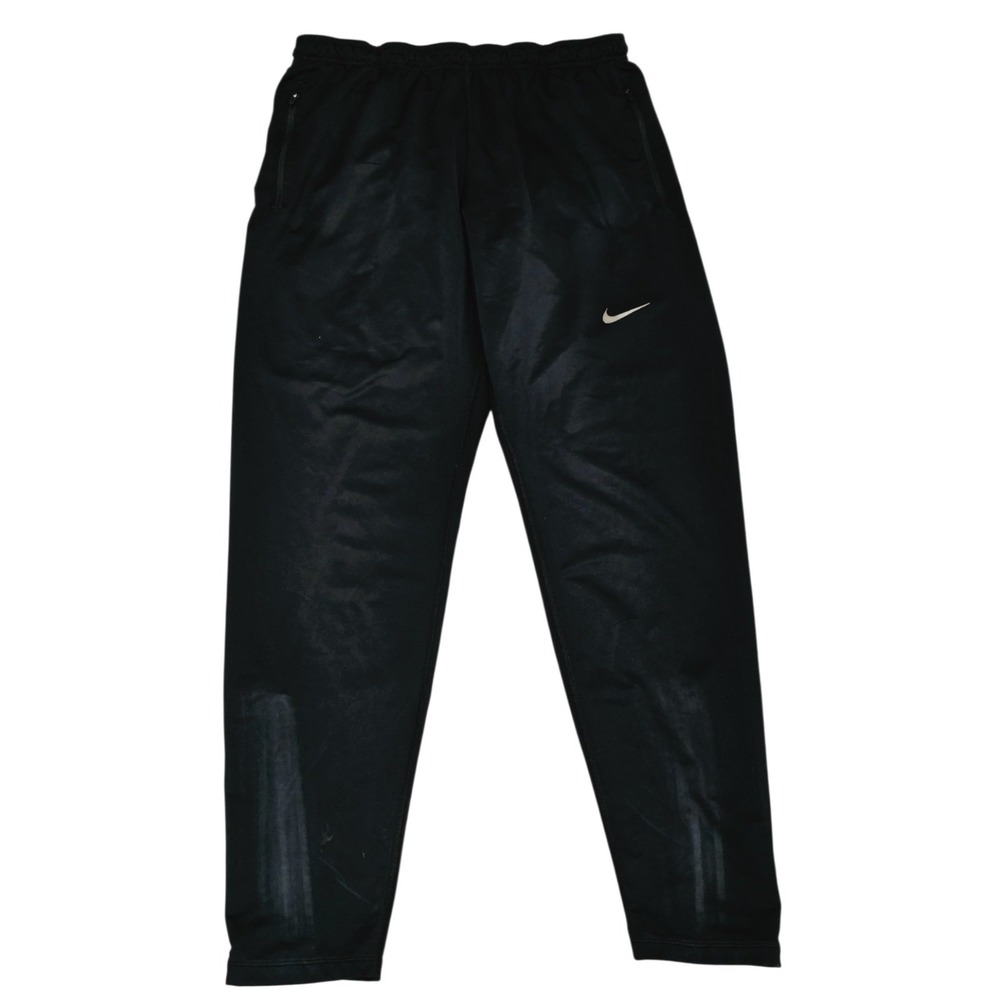 Nike Dri-FIT Running Pants Men's Large Black 905062-010 Zip Pockets Ankle